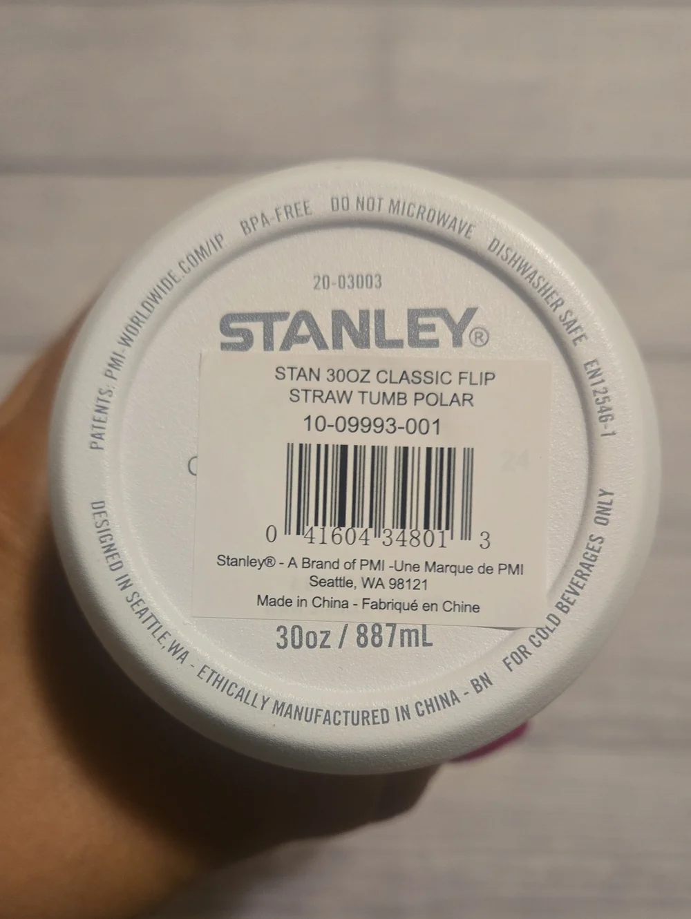 Stanley The IceFlow Flip Straw Tumbler Polar 30 Oz. NWT - Picture 6 of 9
